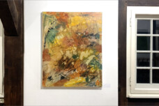 Bild in der Ausstellung „Momente und Sichtweisen – Malerei und Fotografie“ von Ilse Kampen und Hilmar Sundermann.