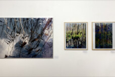 Bilder in der Ausstellung „Momente und Sichtweisen – Malerei und Fotografie“ von Ilse Kampen und Hilmar Sundermann.